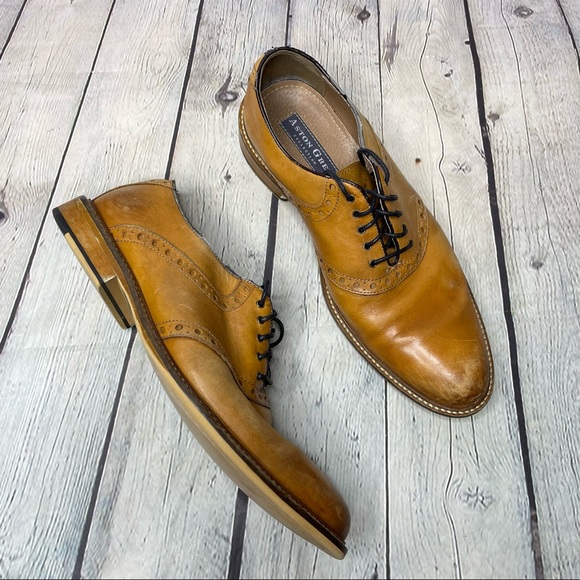 aston grey tokyo saddle oxford